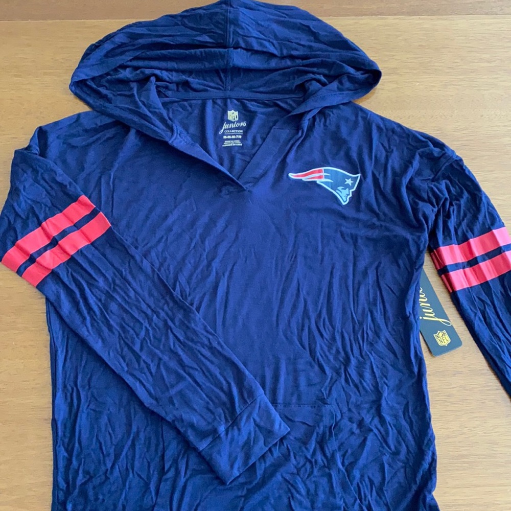 New England PATRIOTS hooded top